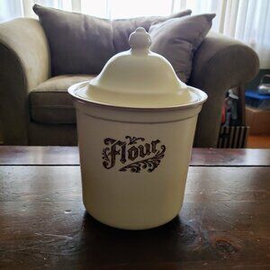 Vintage Village Flour Cannister